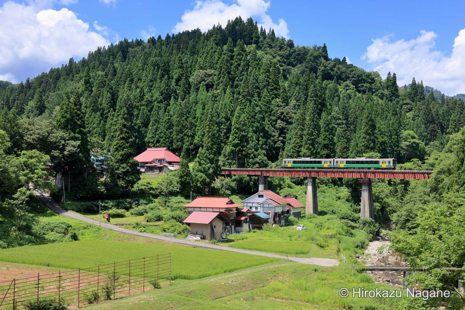 Railway photographer Hirokazu Nagane